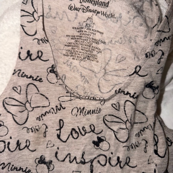 Minnie Mouse Script Print Dress - Picture 2 of 2